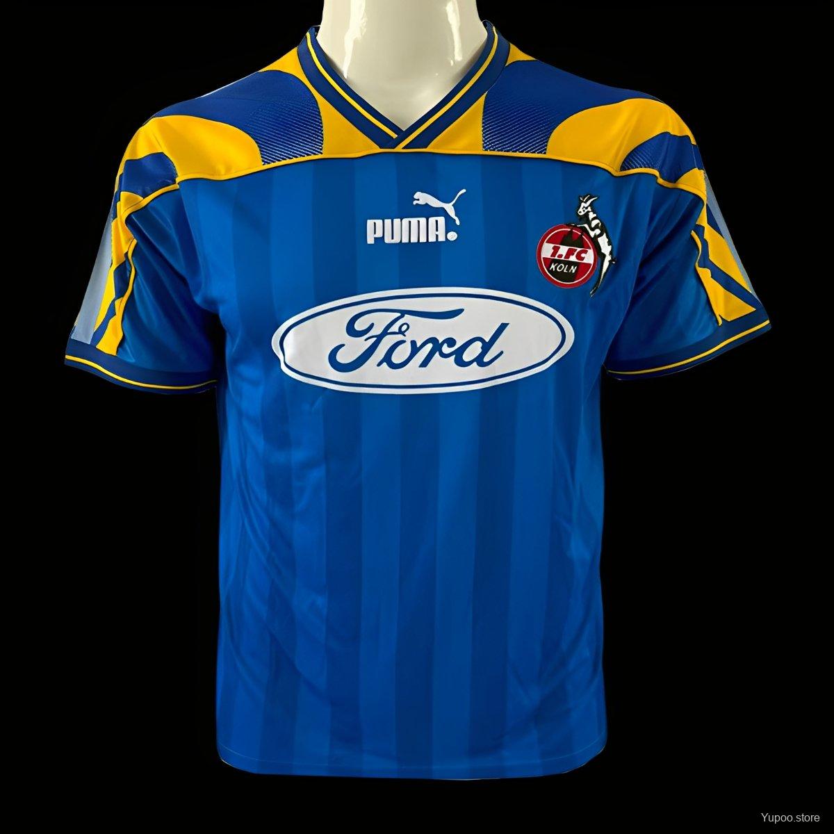 Camiseta de fútbol Köln 1995/96 VISITANTE MANGA CORTA VERSION FAN